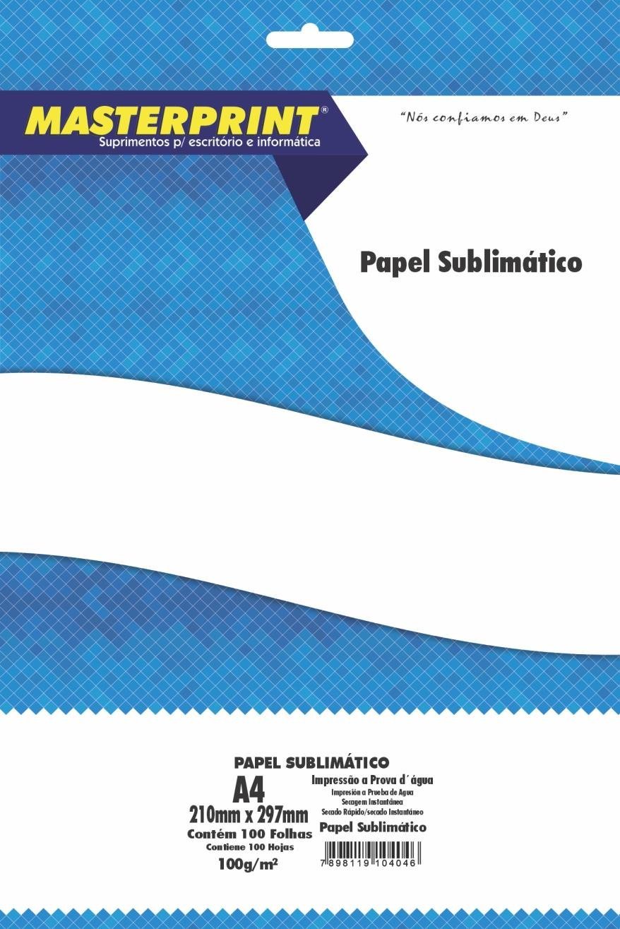 Papel Sublimático Masterprint 100g