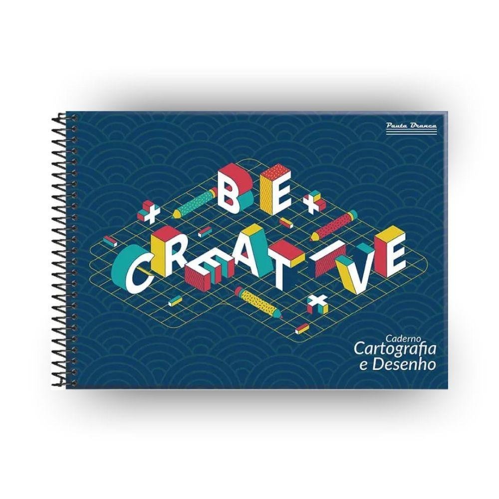 Caderno de Desenho Pauta Branca