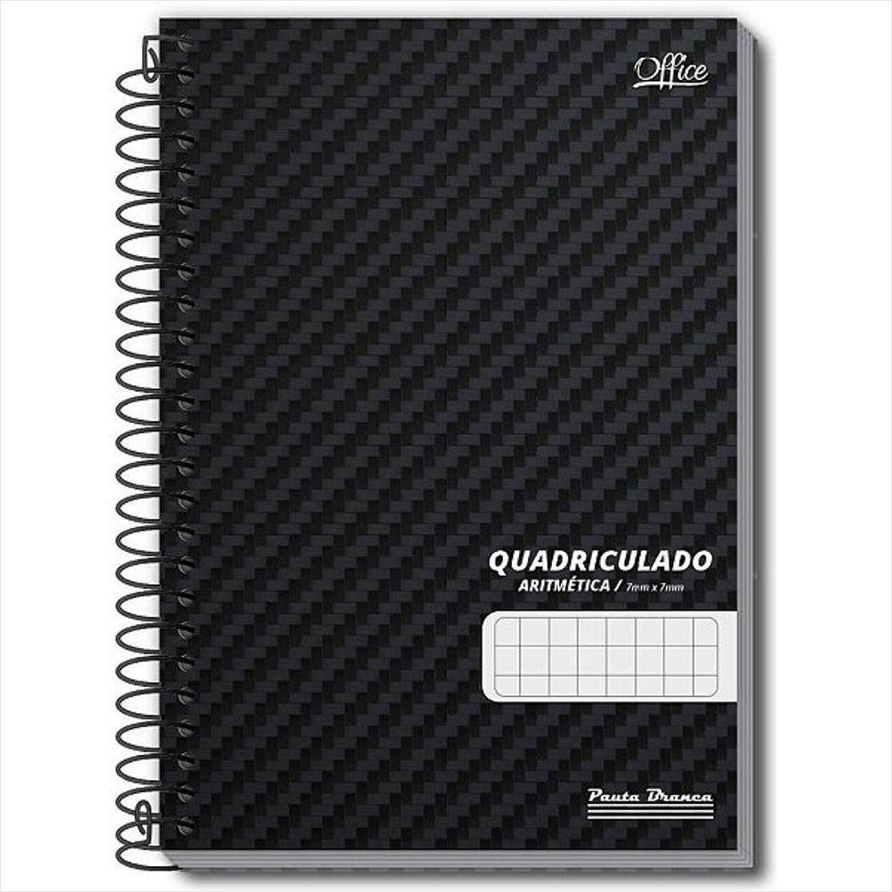 Caderno Quadriculado Pauta Branca